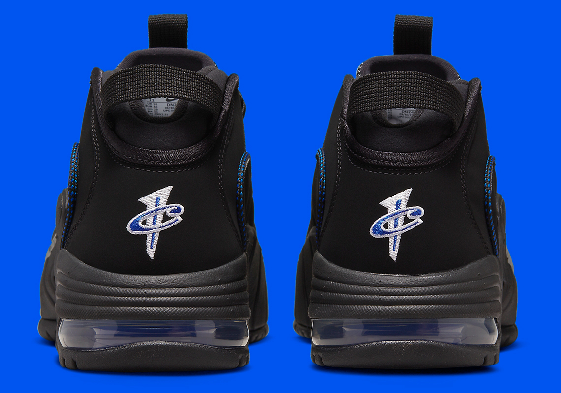 Penny hardaway shoes black best sale and blue