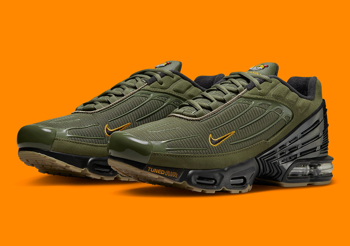 Nike Air Max Plus 3 Olive Orange DZ4502 200 SneakerNews