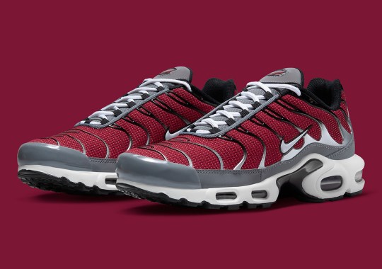 Team Red And Grey Cover The Nike Air Max Plus