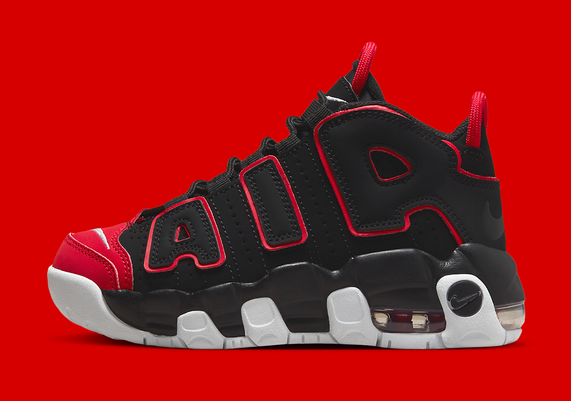 Nike Air More Uptempo Red Toe Ps Fb1343 001 2