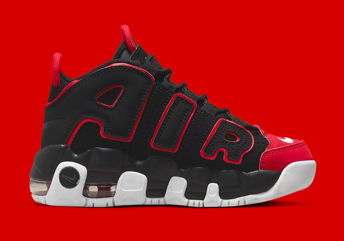 Nike Air More Uptempo Red Toe Ps Fb1343 001 3
