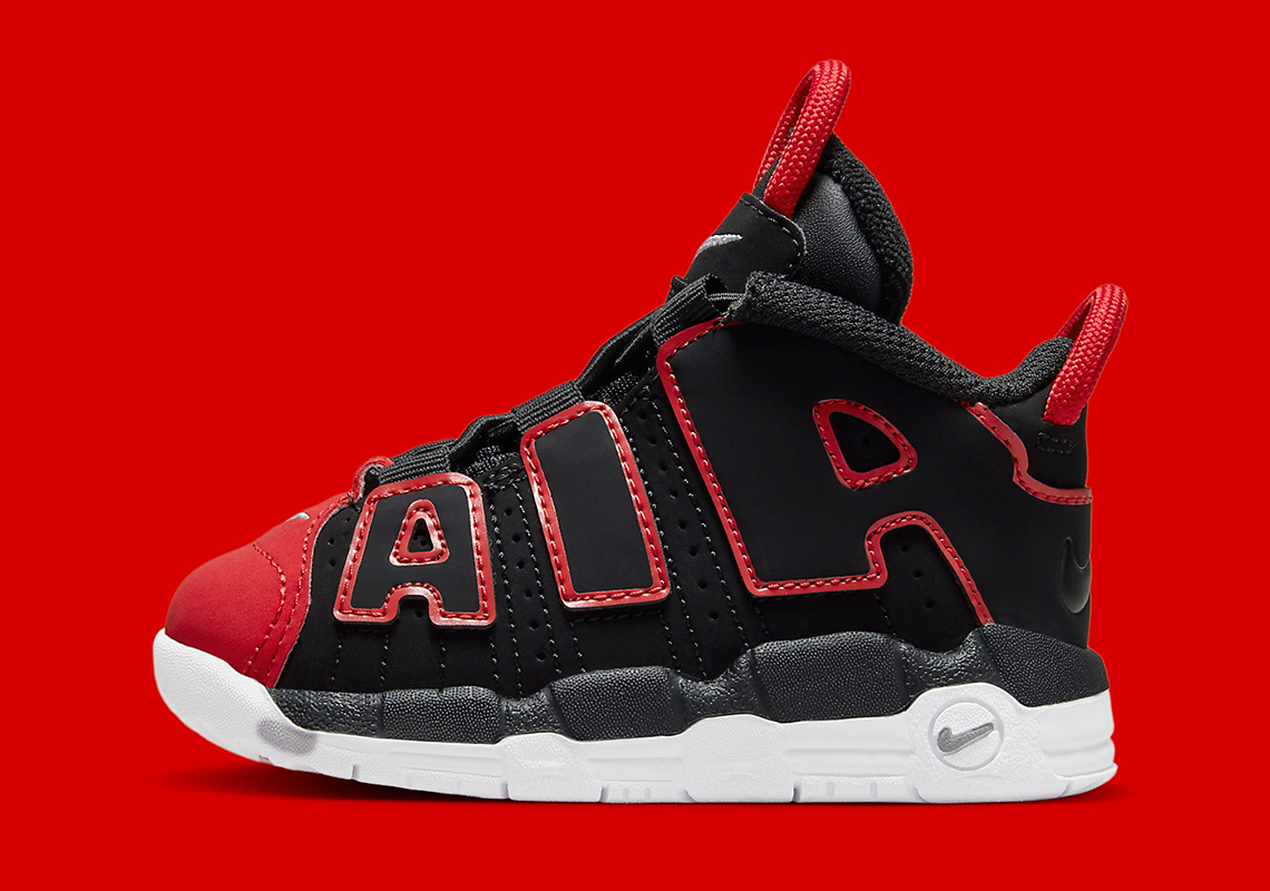 nike air more uptempo red toe td FB1345 001 1