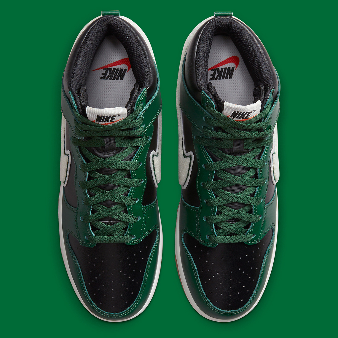 Nike Dunk High Chenille Green Black White Dr8805 001 8