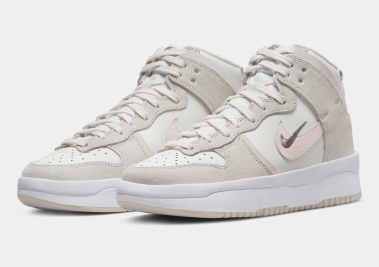  Flat Pewter -Colored Suede Overtakes This Nike Dunk High Up
