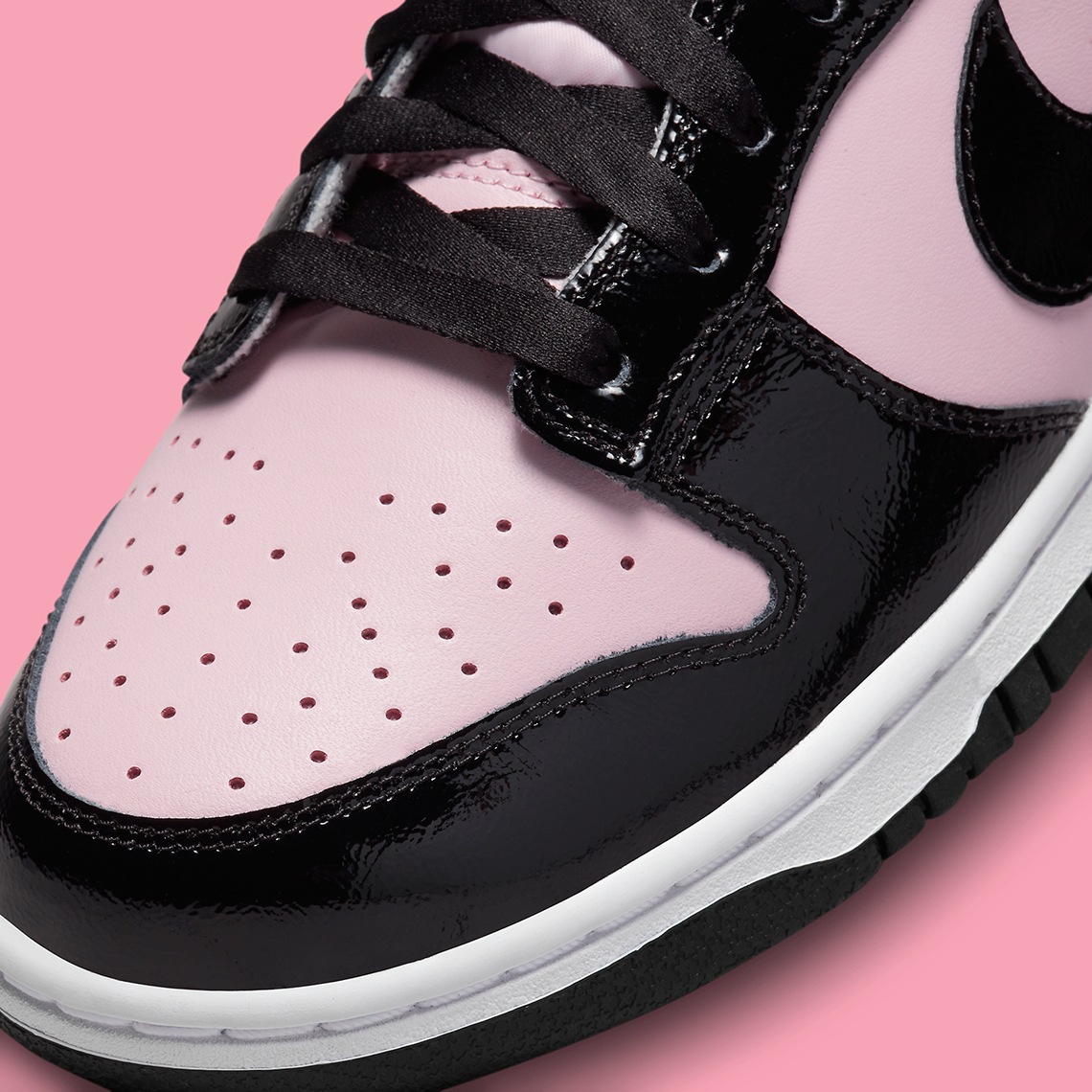 Nike Dunk Low Black Patent Pink DJ9955-600