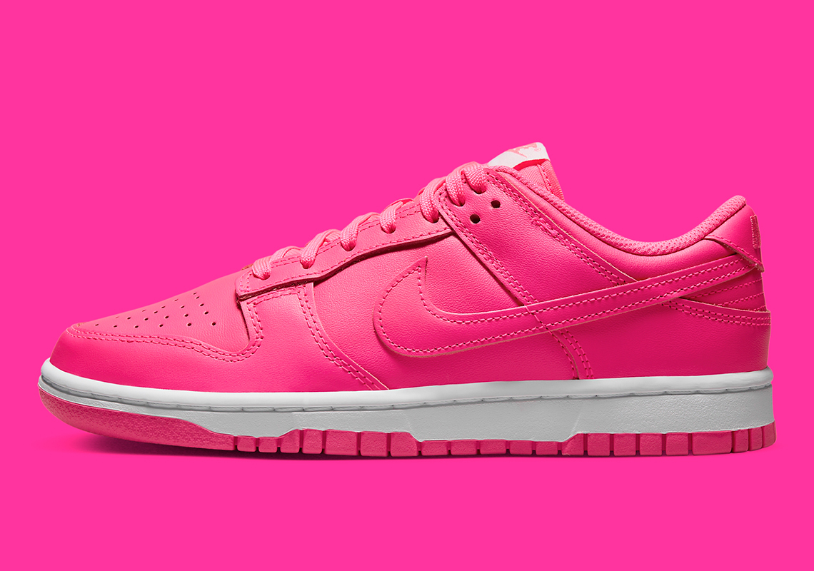 Official Images Of The Nike Dunk Low “Hot Pink” - Sneaker News