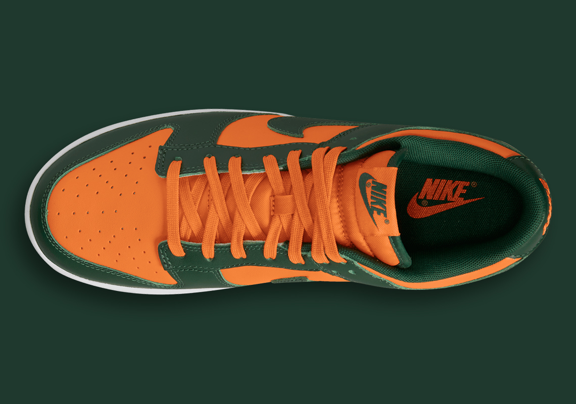 Nike Dunk Low Miami Hurricanes