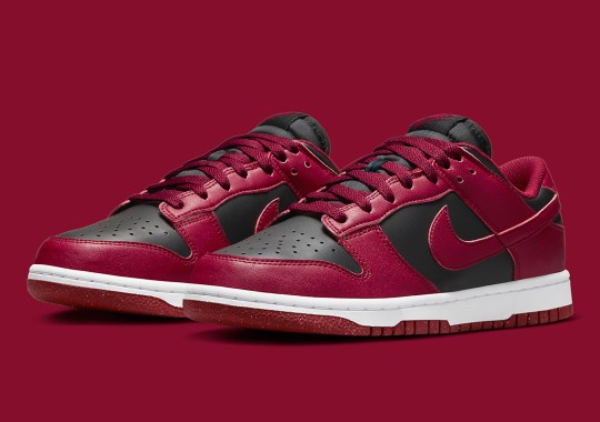 Nike Dunk Low Next Nature Appears In Wine Red And Black