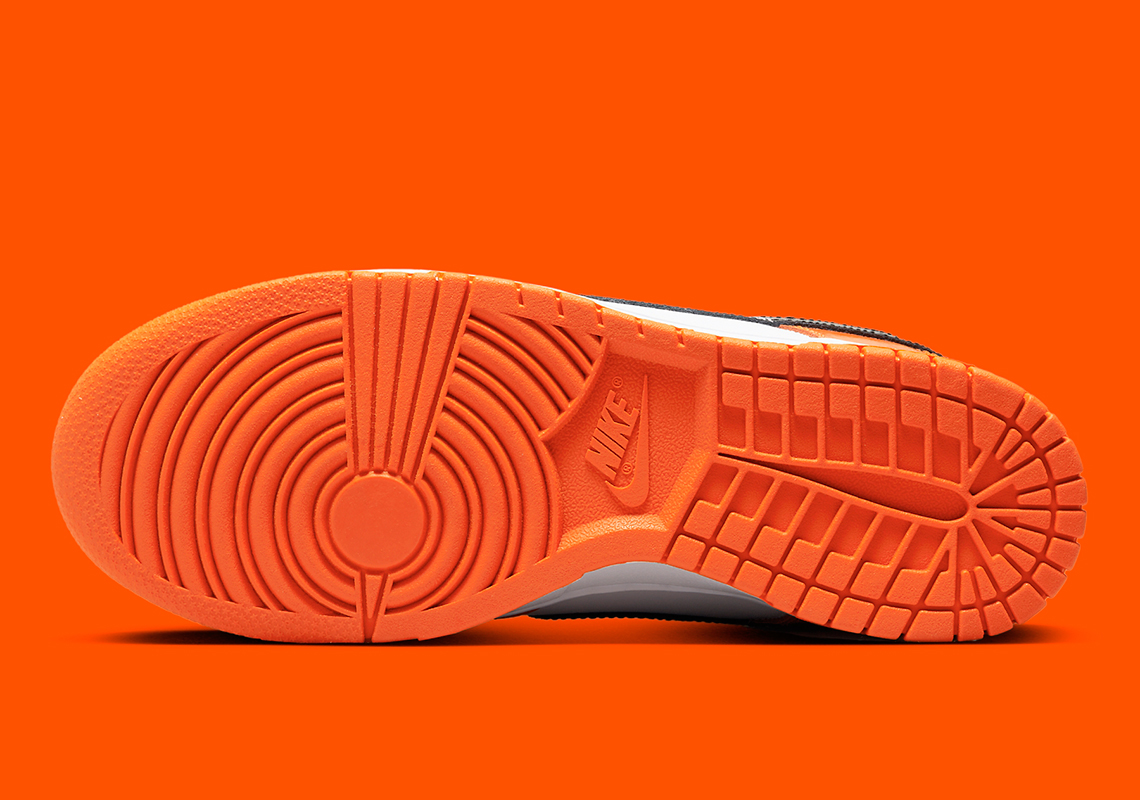 Nike Dunk Low White Orange Patent