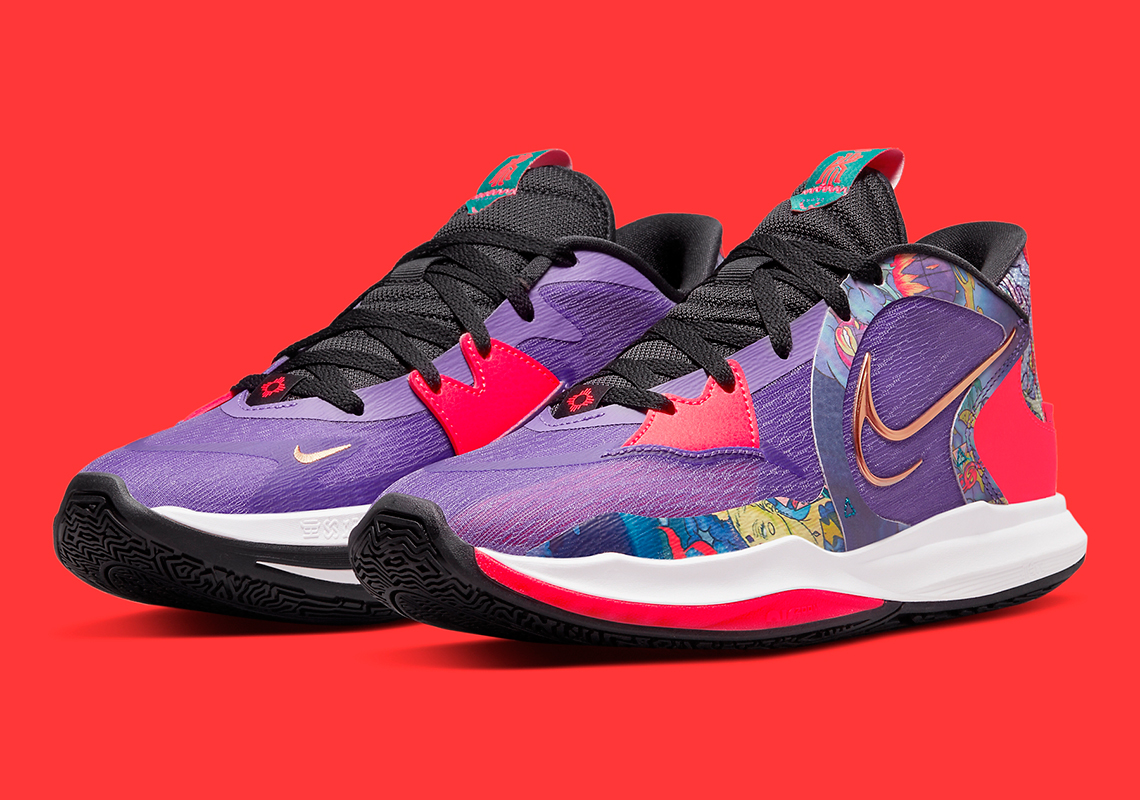 Nike Kyrie Low 5 Black Action Grape Crimson DJ6012-002 | SneakerNews.com