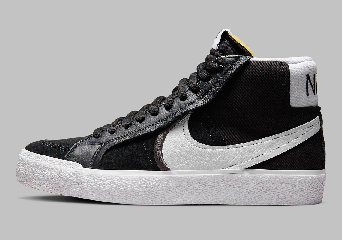 The Latest "Black/White" Nike SB Blazer Mid Appears With A Durable Update