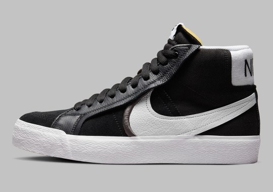 The Latest  Black/White  Nike SB Blazer Mid Appears With A Durable Update