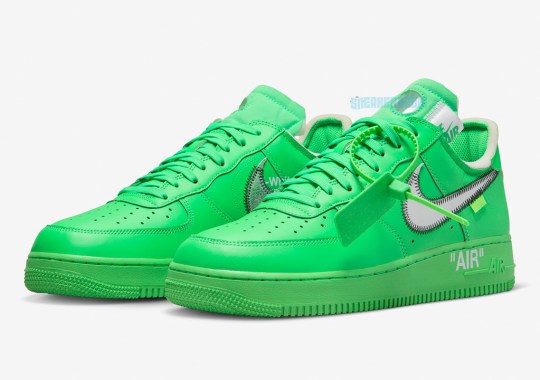 Official Images Of The Off-White x Nike Air Force 1 Low "Green"