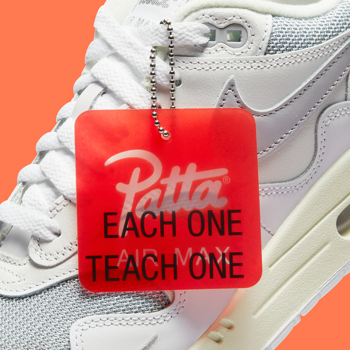 patta boots nike air max 1 white silver DQ0299 100 11