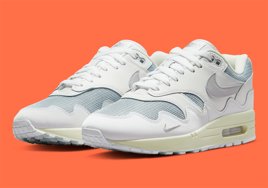 Official Images Of The Patta x Nike Air Max 1 "White"