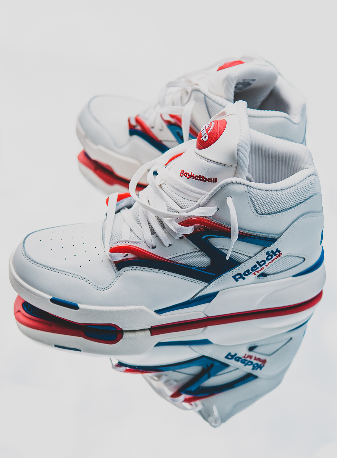 Reebok Pump Omni Zone II White Vector Red –