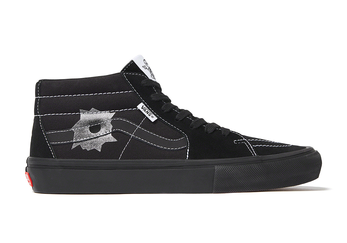 Supreme Nate Lowman turchese Vans Skate Grosso Mid Black Release Date 1