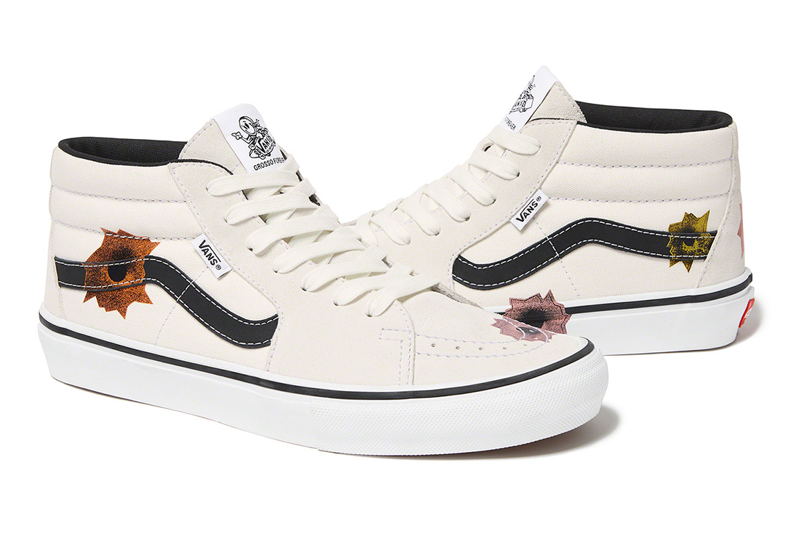 Supreme Nate Lowman Vans Skate Grosso Mid T-shirtowa Release Date 2