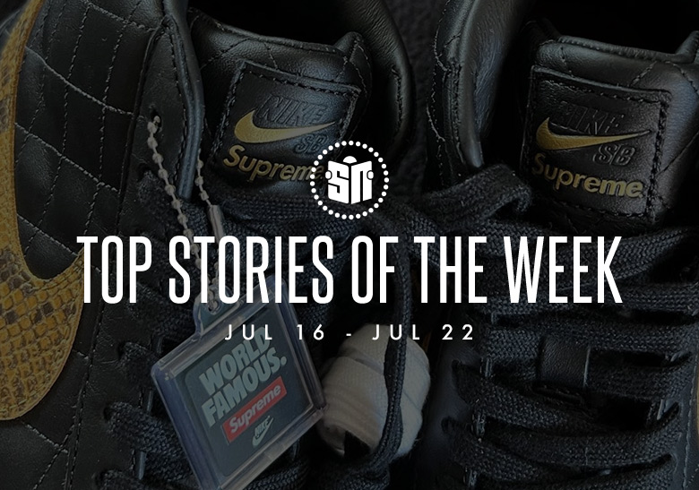 Twelve Can’t Miss Sneaker News Headlines From July 16th to July 22nd