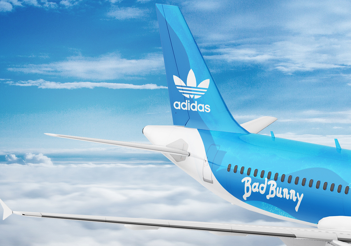 Bad Bunny adidas Plane ticket 0
