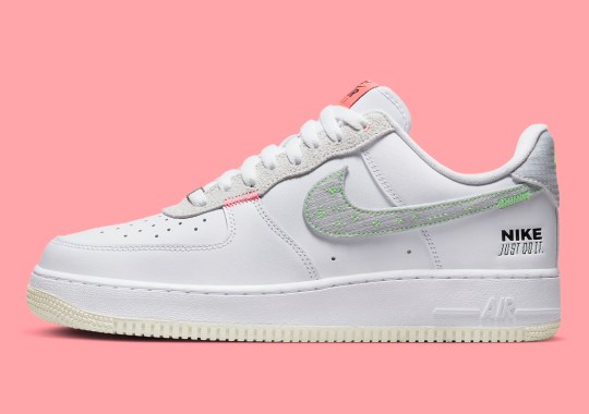 Nike’s Latest “Just Do It”-Branded Air Force 1 Low Features Neon Accents
