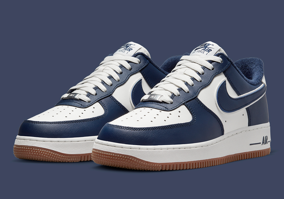 Nike’s College-Styled Air Force 1 Appears In Navy Colorway