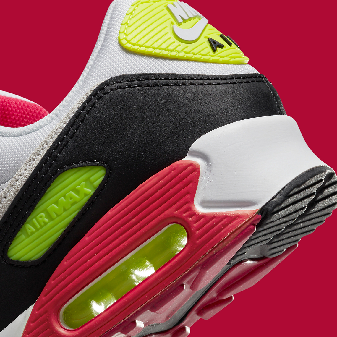 nike air max 90 friendship volt/green/pink