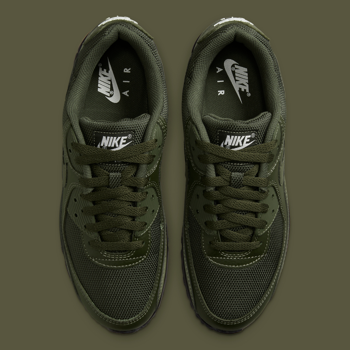 olive green nikes mens