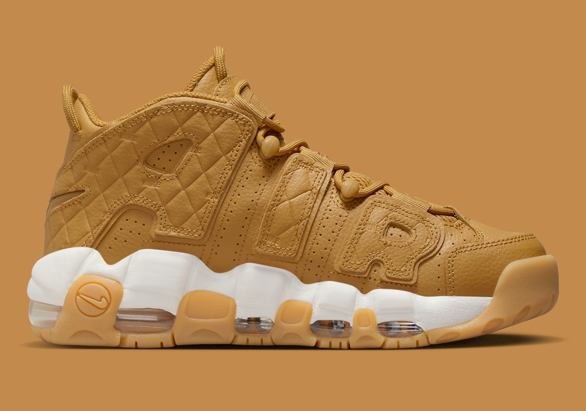 Nike Air More Uptempo Quilted Wheat Dx3375 700 7