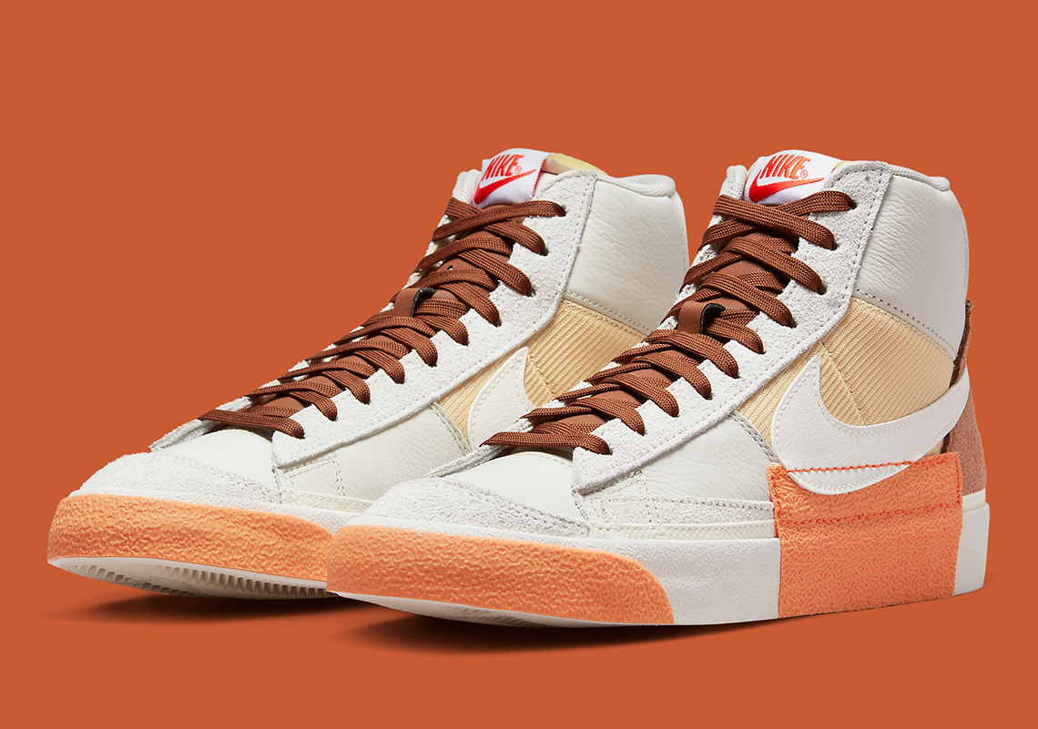 "Pecan" Accents Brighten Up The Latest Nike Blazer Mid '77 Remastered