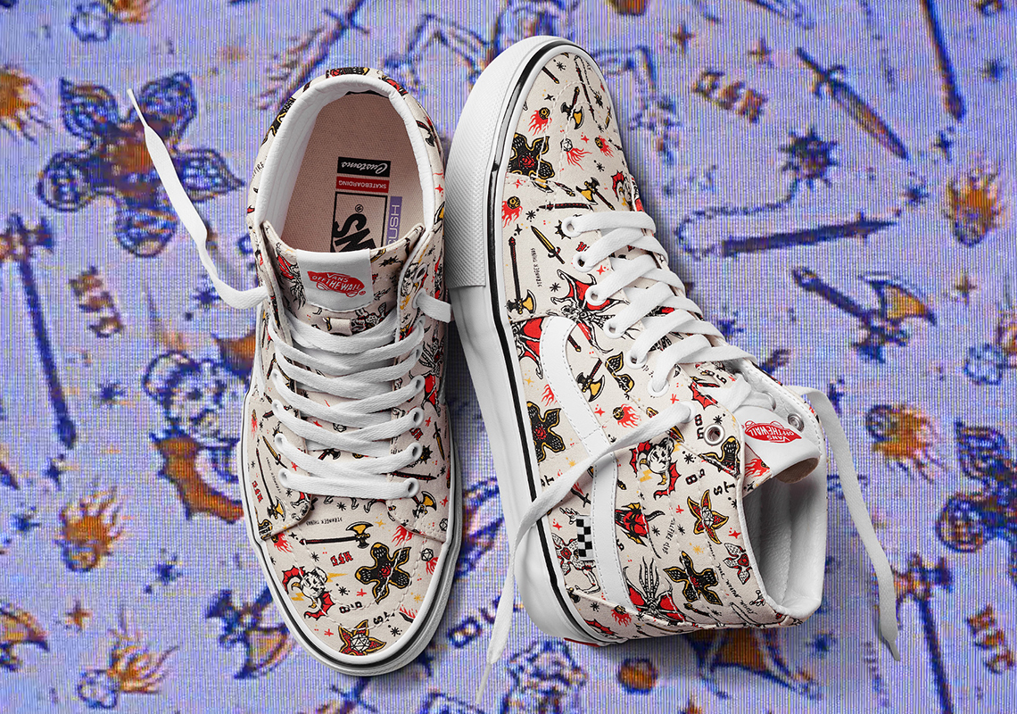 Stranger things x outlet vans