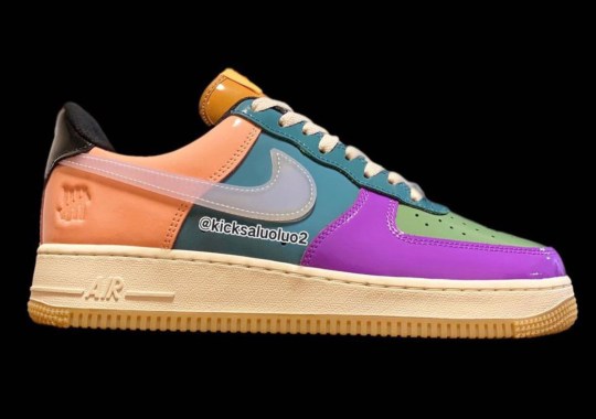 The UNDEFEATED x Nike Air Force 1 Low “Multi-Patent” Appears In A Second Colorway