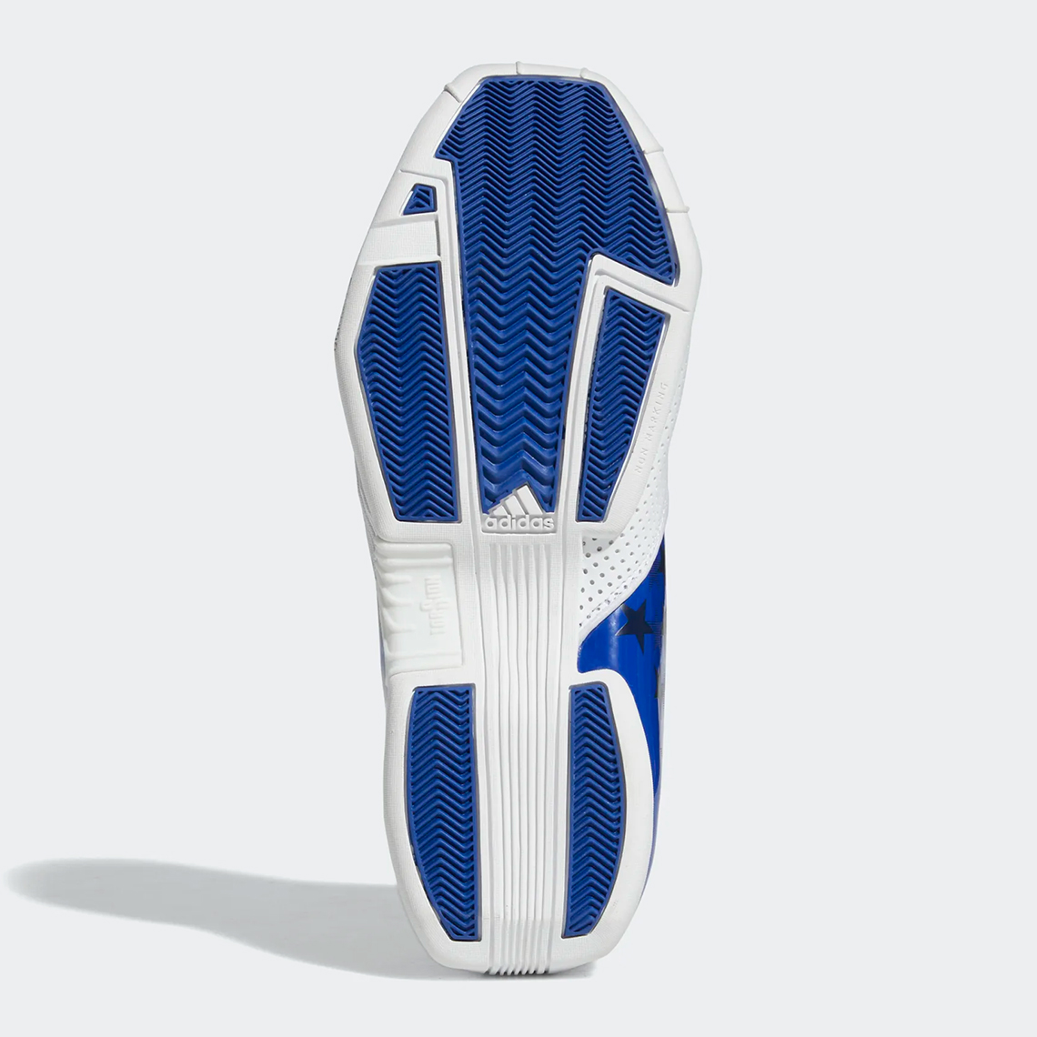 adidas slides t mac 1 royal blue cloud white matte silver GY2402 3