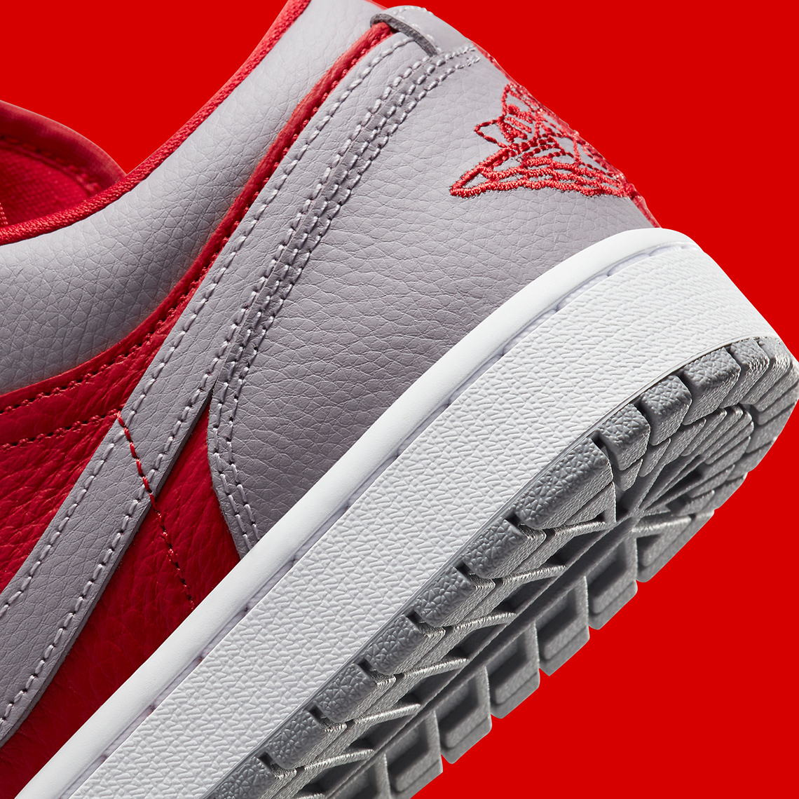 Air Jordan 1 Low SE Split Grey Red DR0502-600