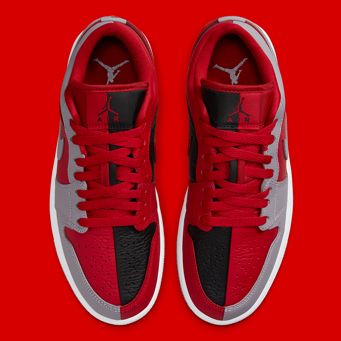 Air Jordan 1 Low Se Split Grey Red Dr0502 600 5