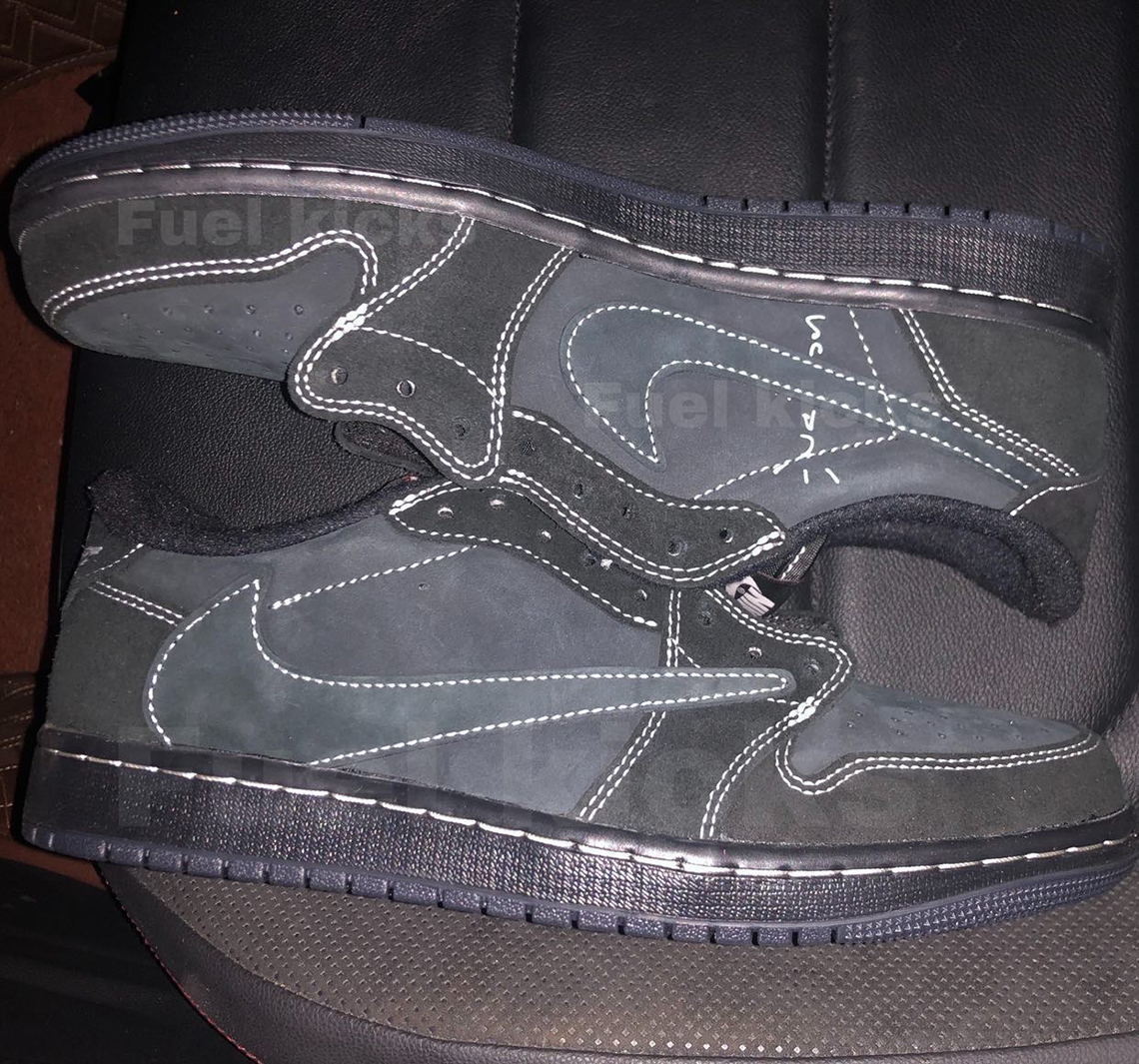 Travis Scott Air Jordan 1 Low Black Phantom Release Date