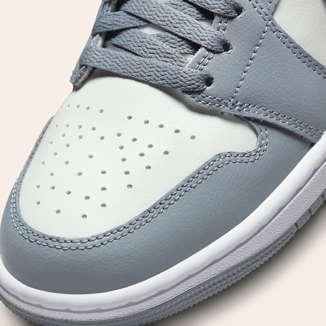 24cmNike WMNS Air Jordan 1 Mid Grey/Sail