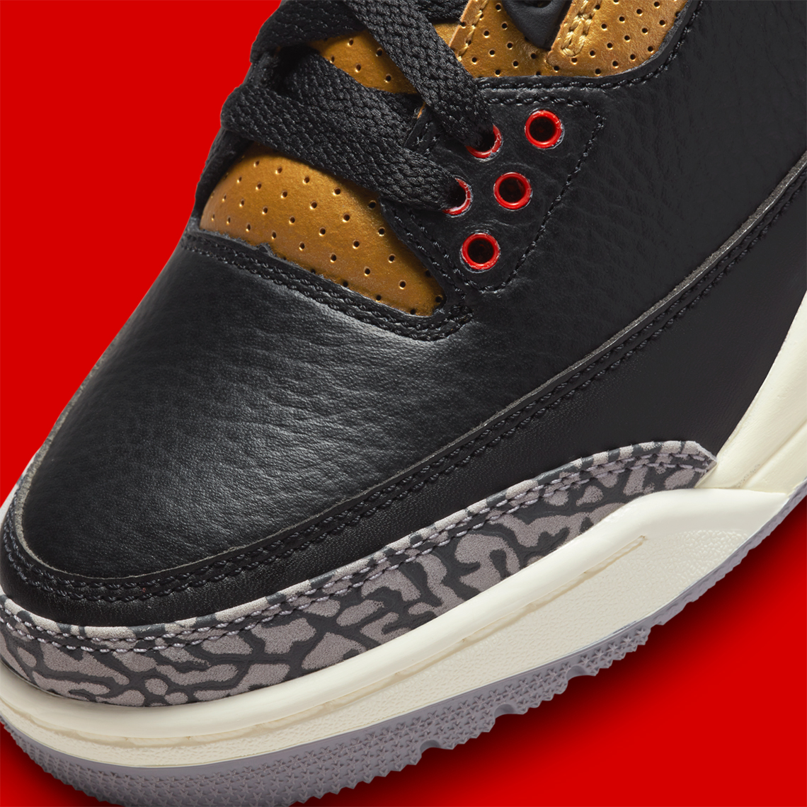 Air Jordan 3 Womens Black Cement Gold Ck9246 067 7