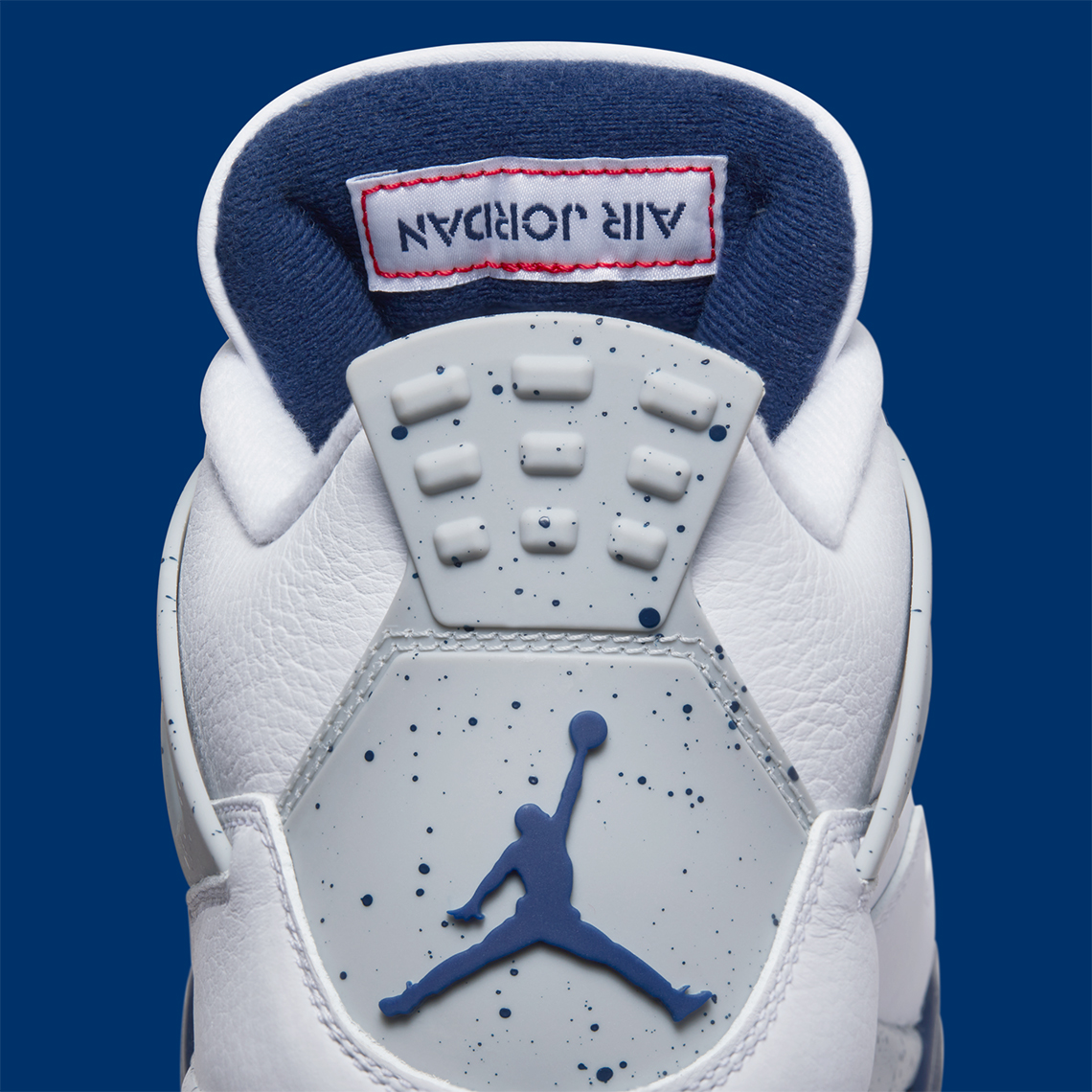 jordan 4 white and navy