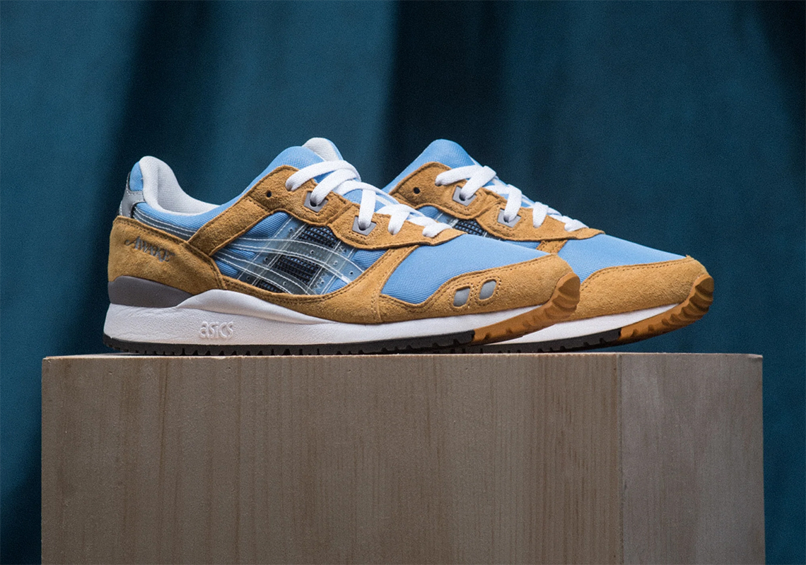 Asics blue metallic gel deals lyte iii sneaker