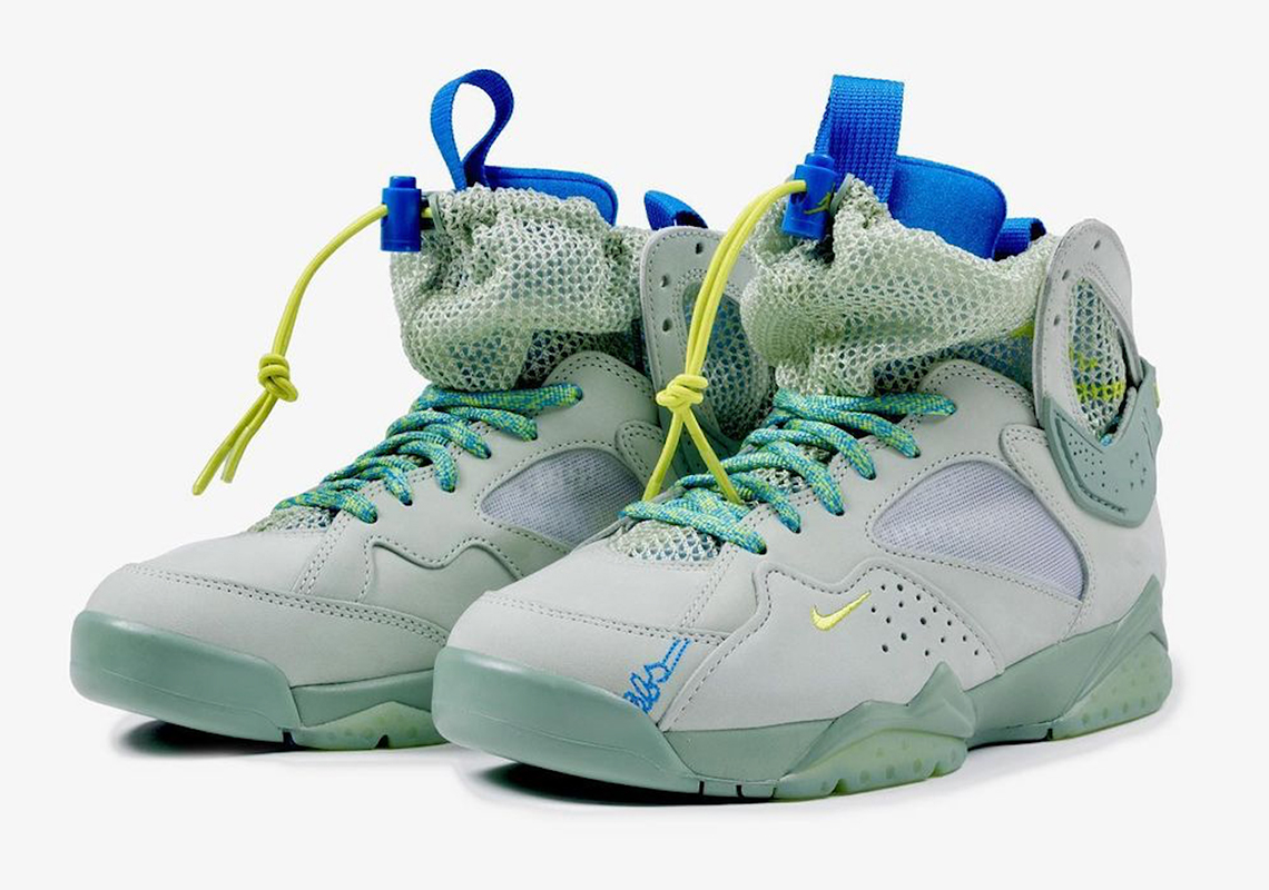 Bephies Air Jordan 7 Green Blue 4