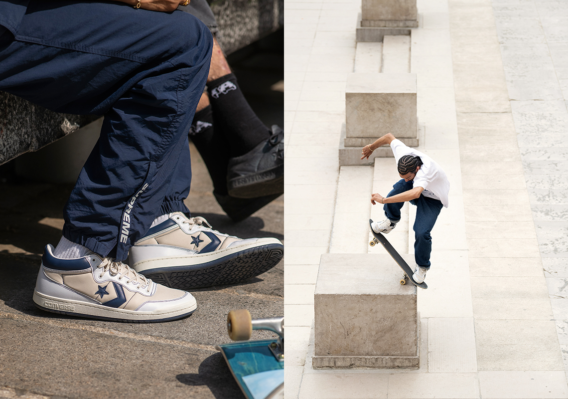 Sage Elsesser's Navy Blue Namesake Graces The Converse Fast Break