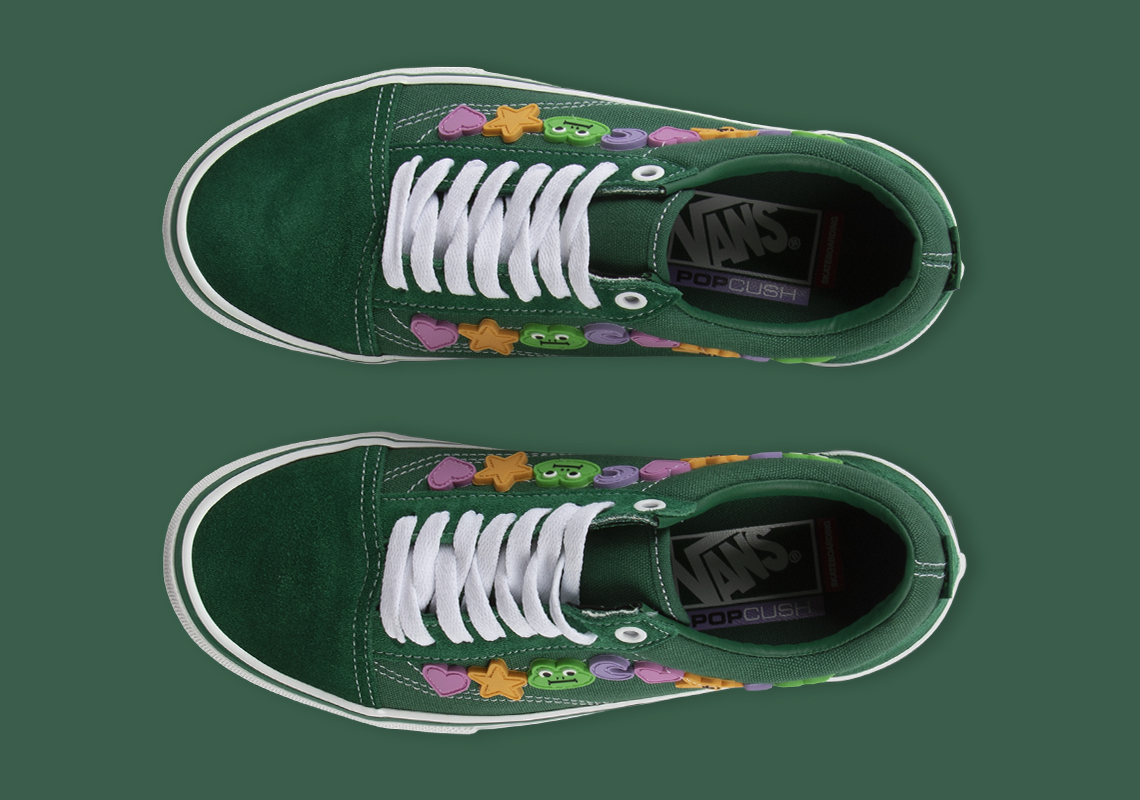 Frog Skateboards Vans Partners Old Skool Green Vn0a5fcbgrn1 4