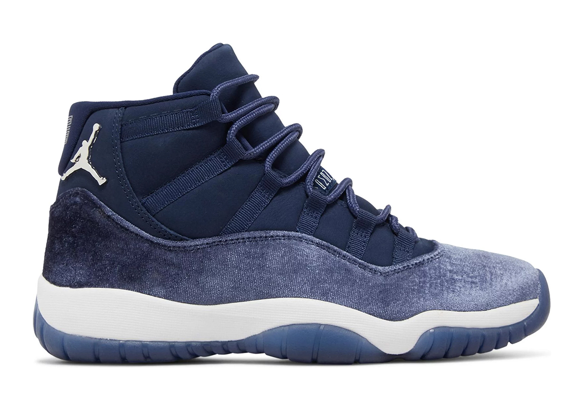 blue jordan 11 womens