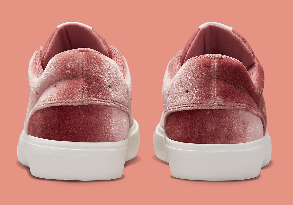 Pink on sale velvet trainers