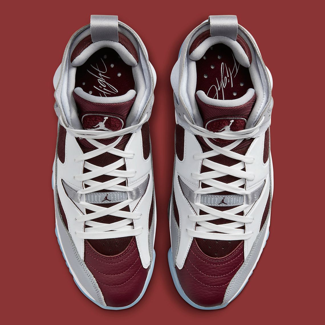 Jordan Two Trey White Silver Bordeaux Do1925 103 4