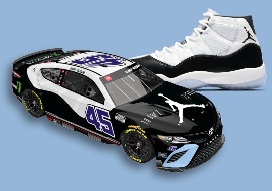 Kurt Busch Is Set To Take On The Richmond Raceway In A Toyota Camry TRD Inspired By The Air Jordan 11 “Concord”