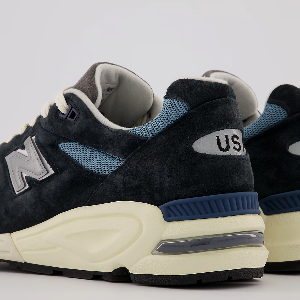 New balance 990v2 navy best sale