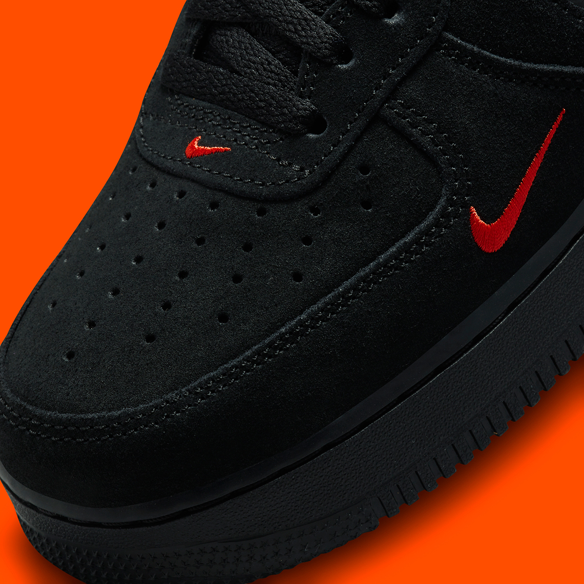 Nike Air Force 1 Low Black Orange Nike Air Force 1 Low Black Orange Dz4514 001 8