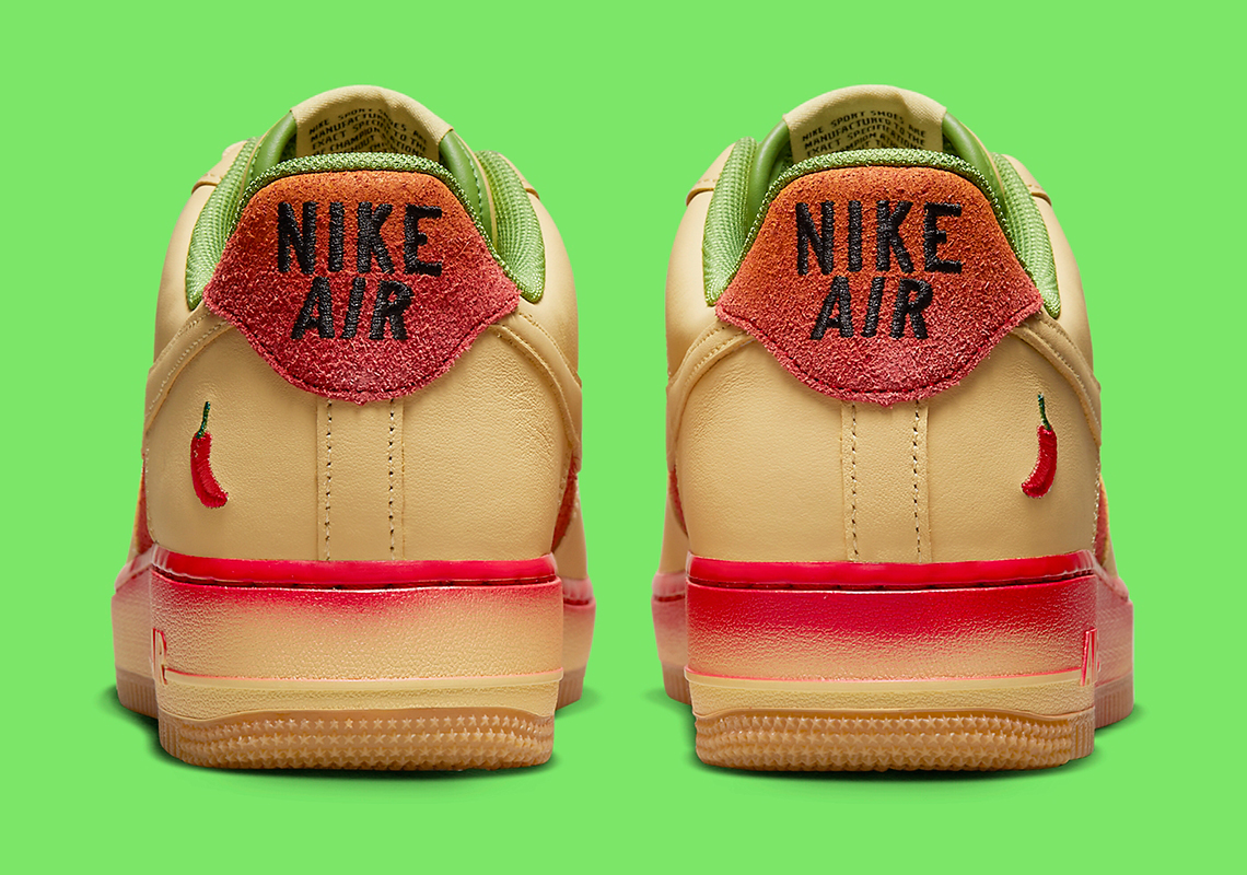 Fiery Hot Hues Burn On The Nike Air Force 1 Low Picante Red